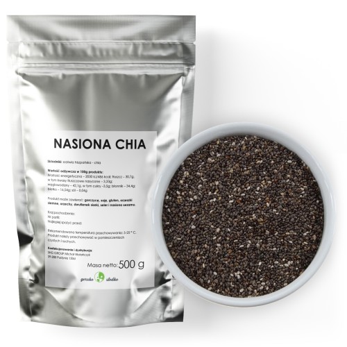 Nasiona chia - szałwia hiszpańska